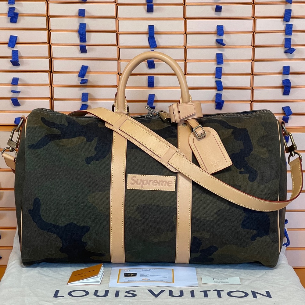 Louis Vuitton x Supreme Keepall Bandouliere 45 Bag